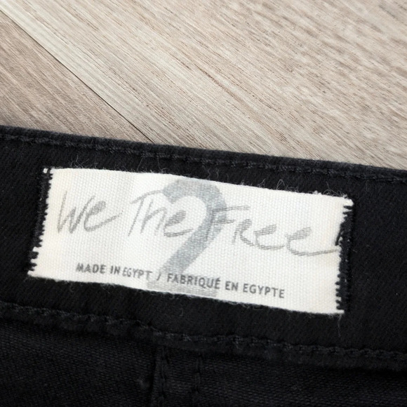 Free People We The Free Black Button Down Mini Skirt - Picture 3 of 6